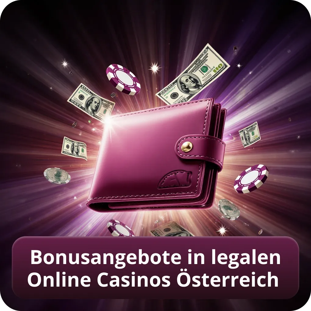 Bonusangebote in legalen Online Casinos Österreich